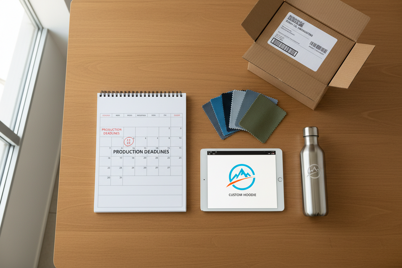 Planning Custom Merch Orders Around Real Production and Shipping Timelines