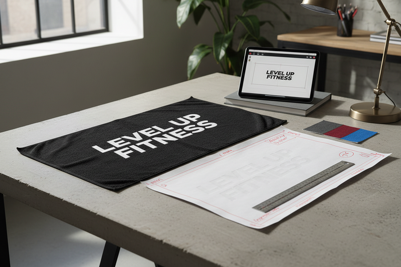 Custom Microfiber Towel Case Study: Enlarging a Logo, Changing Colors, and Choosing the Right Printing Method