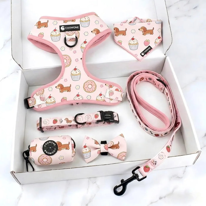 Custom Logo No Pull Dog Harness Set | MOQ 20 Pet Brand
