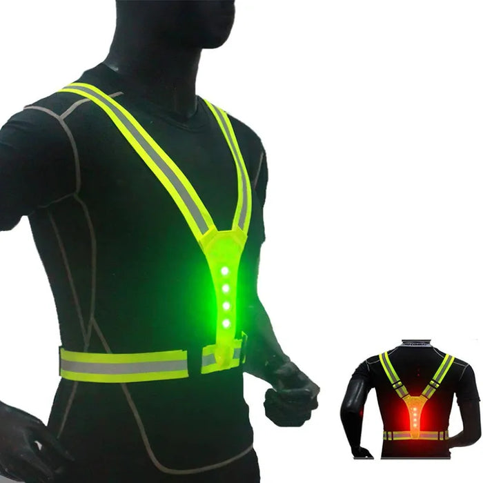 Custom ANSI Class 2 LED Reflective Vest with Logo | MOQ 1 pc