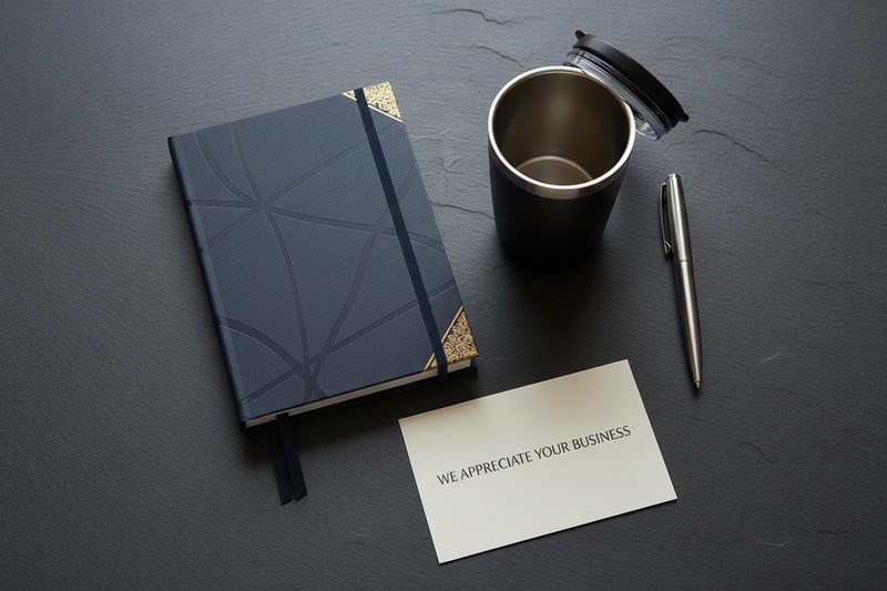 Best Custom Year-End Client Gifts: Notebooks, Drinkware & Tech Sourcing