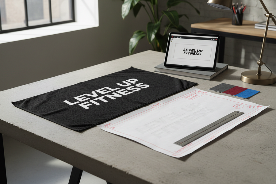 Custom Microfiber Towel Case Study: Enlarging a Logo, Changing Colors, and Choosing the Right Printing Method