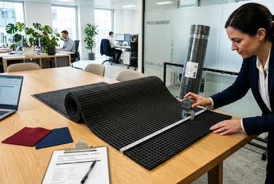 Sourcing Commercial Entrance Mats with Nitrile Rubber Backing in Bulk