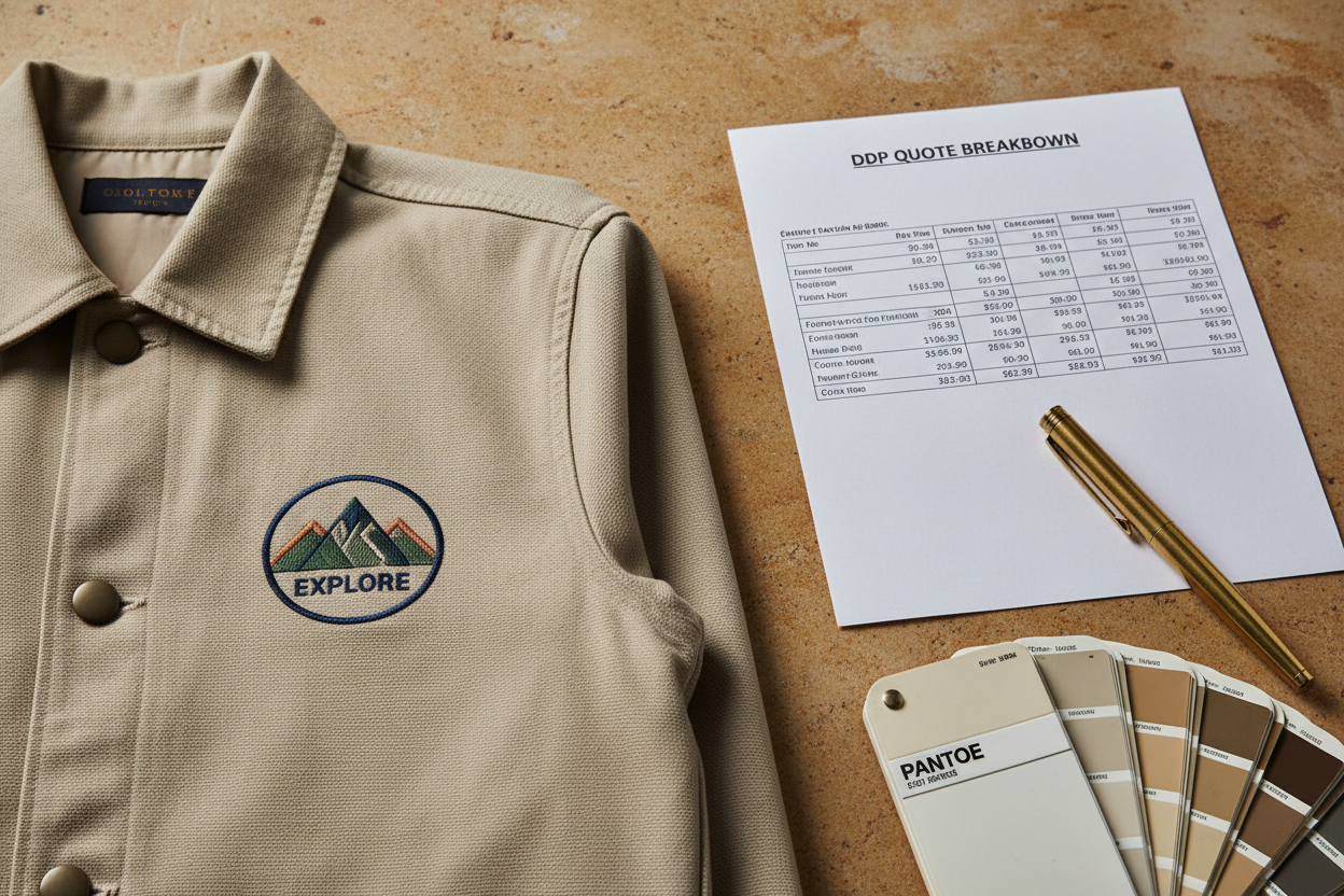 How can an organizational buyer execute their first bulk custom order step-by-step while managing timeline shifts, proof approvals, landed cost calculations, and supplier communication?