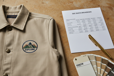 How can an organizational buyer execute their first bulk custom order step-by-step while managing timeline shifts, proof approvals, landed cost calculations, and supplier communication?