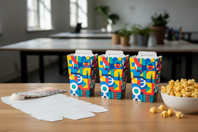 How to Source Custom Closed-Top Popcorn Boxes?Sourcing Custom Closed-Top Popcorn Boxes: Sizing, Print & Freight