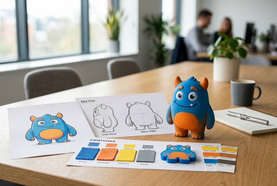 Planning a custom mascot-shaped PU foam stress reliever? Compare MOQ, mold fees, artwork needs, sampling, and lead-time stages before you approve production.