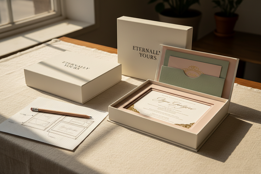 How to Create a Custom Invitation Box from a Reference Box or Sketch