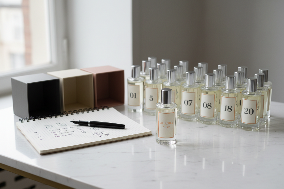 Private Label Perfume in Small Batches: How to Test 20 Fragrances Without Overordering