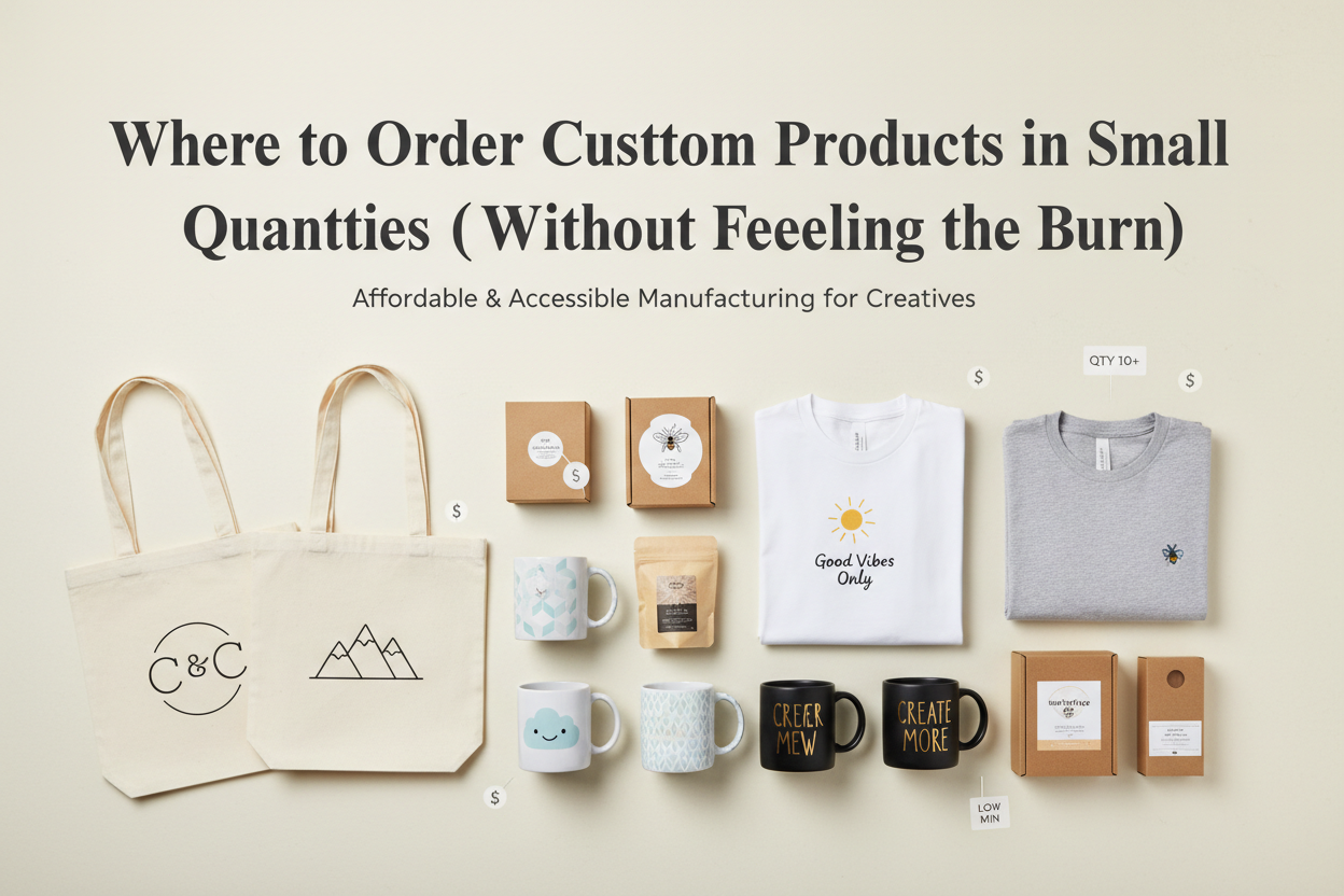 Where to Order Custom Products in Small Quantities (Without Feeling the Burn)