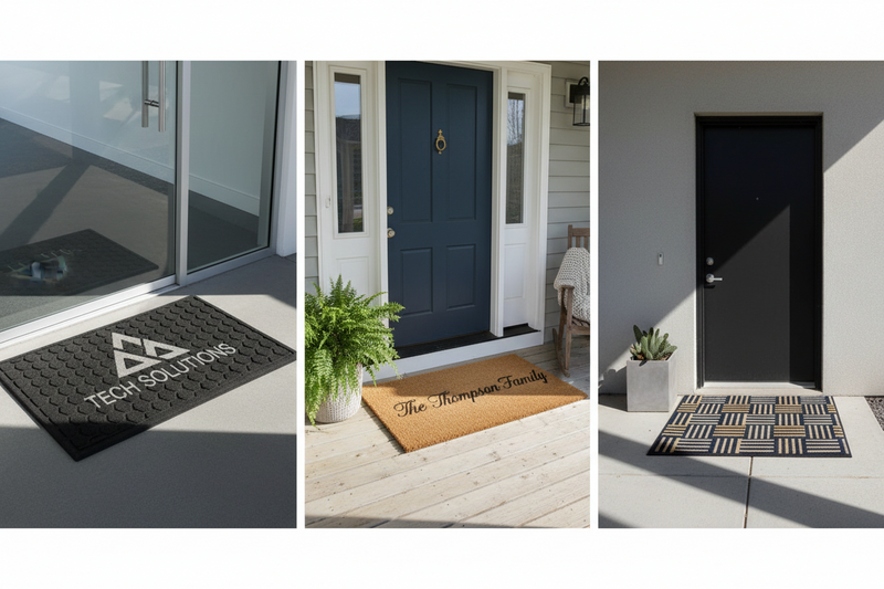 Custom Doormats for Homes & Businesses – How Can a Personalized Welcome Mat Make Your Entrance Stand Out?