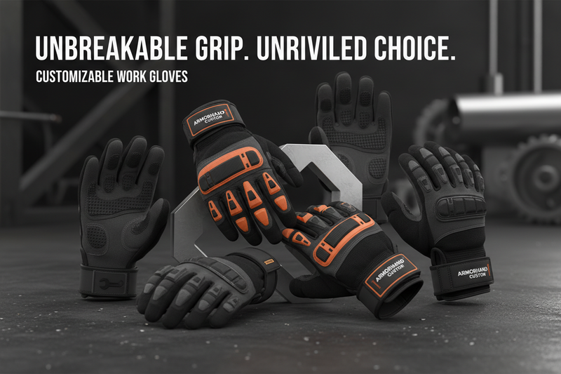 Custom Work Gloves for Industrial & Construction Teams – How Can Personalized Gloves Improve Safety and Brand Presence?