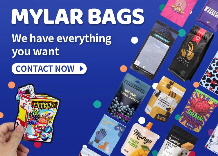 Custom Mylar Holographic Bags Wholesale | BPA-Free Food Grade 12-Day Lead