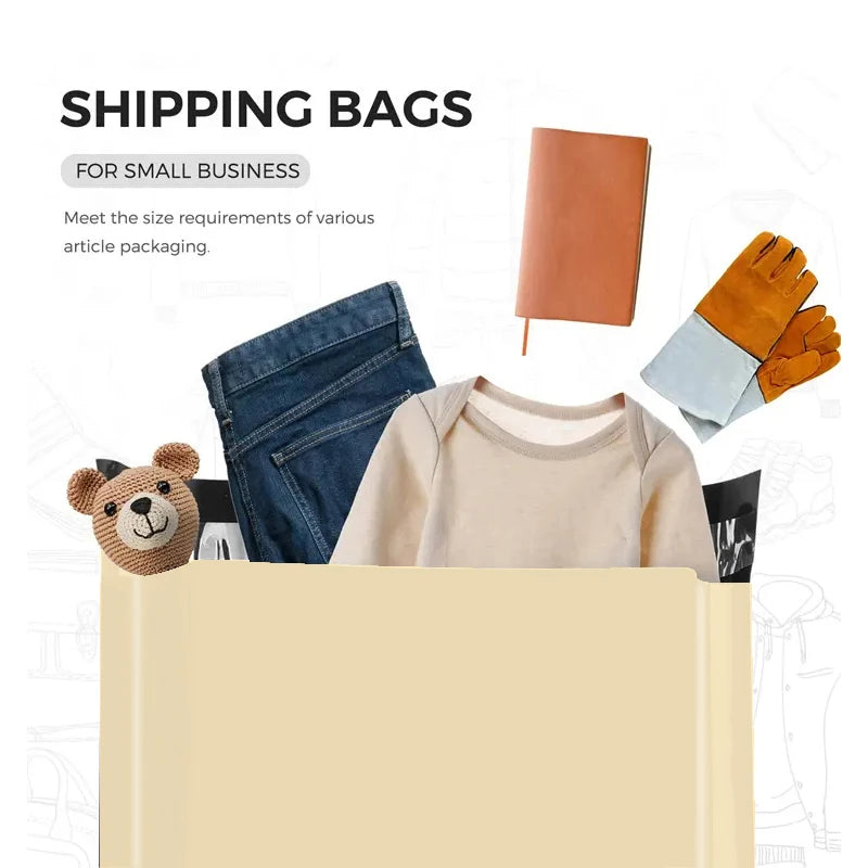 Custom Logo Compostable Mailing Bags | 4.72mil Poly Mailers | Bulk Custom Shipping Supplies
