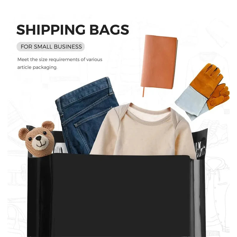 Custom Logo Compostable Mailing Bags | 4.72mil Poly Mailers | Bulk Custom Shipping Supplies