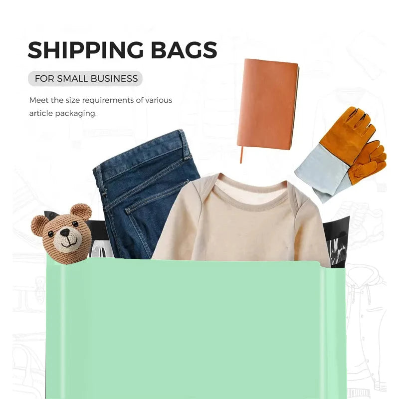 Custom Logo Compostable Mailing Bags | 4.72mil Poly Mailers | Bulk Custom Shipping Supplies