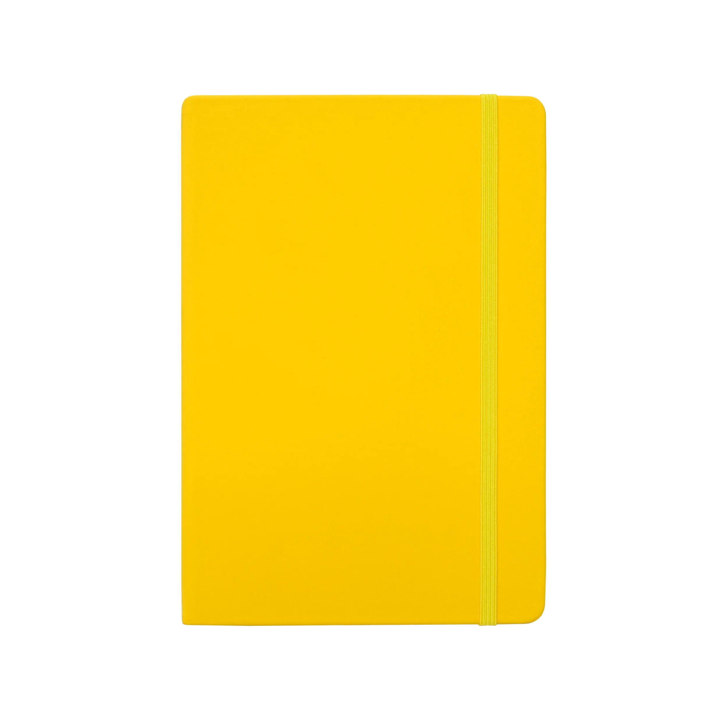 A5 Hardcover PU Leather Notebook with Elastic Band for Daily Writing, Office and Custom Logo