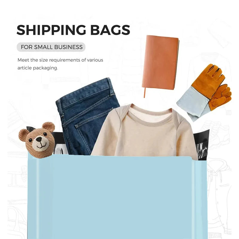 Custom Logo Compostable Mailing Bags | 4.72mil Poly Mailers | Bulk Custom Shipping Supplies