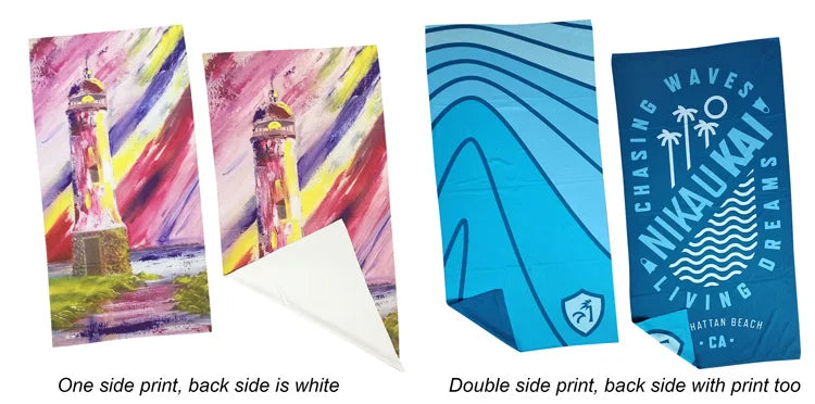 Custom Cotton & Microfiber Beach Towels | Free Design, Fast Shipping for Summer Events
