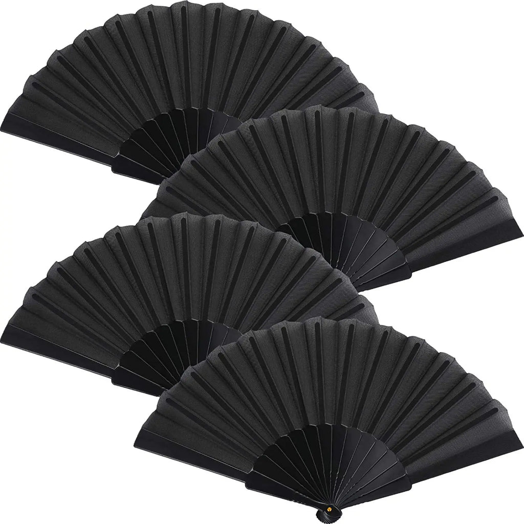 Hot Sale Custom logo Folding Hand Fans 13 Inch Large Folding Bamboo Hand Fan for Wedding