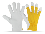 Leather Firefighter Rescue Gloves with Custom Logo | Heat Resistant, 1 MOQ, Sizes S-XXXL