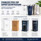 Custom Stainless Steel Tumblers with Logo Wholesale | MOQ 100