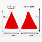 Custom Santa Hats 50 pcs | Embroidered Logo