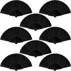 Hot Sale Custom logo Folding Hand Fans 13 Inch Large Folding Bamboo Hand Fan for Wedding