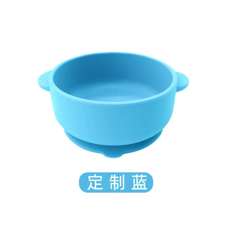 BPA-Free Silicone Suction Plate | 6 Piece Baby Feeding Set