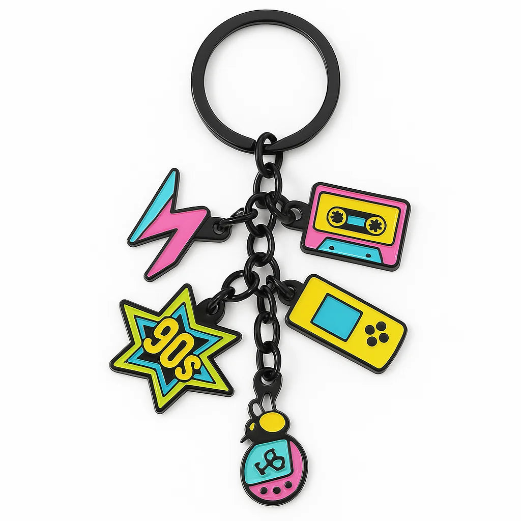 Custom Cute Backpack Keychain Charm – 3D Zinc Alloy with Your Logo