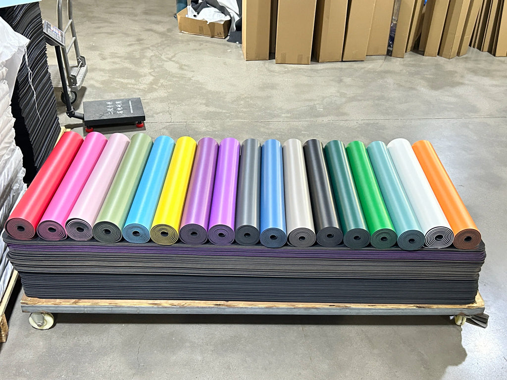 Custom PU Natural Rubber Yoga Mat with Logo | MOQ 2 Sets