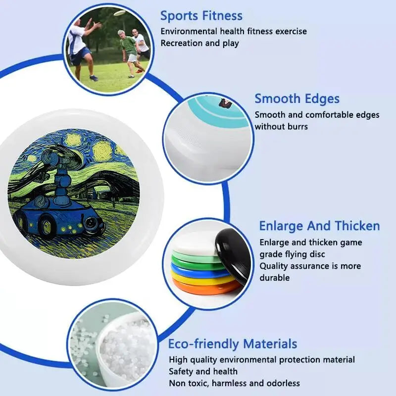 Factory Custom Logo PE PP Plastic Flying Disc for Dog and Golf
