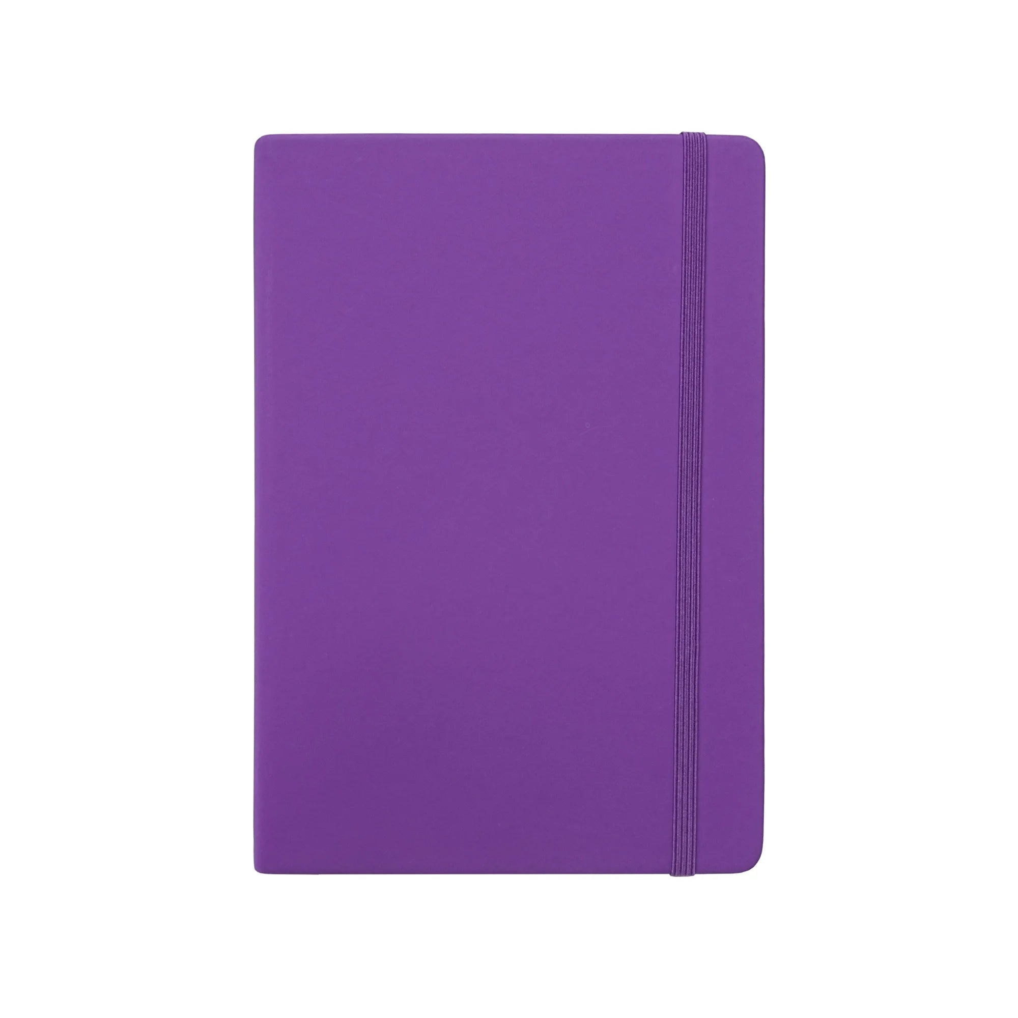 A5 Hardcover PU Leather Notebook with Elastic Band for Daily Writing, Office and Custom Logo