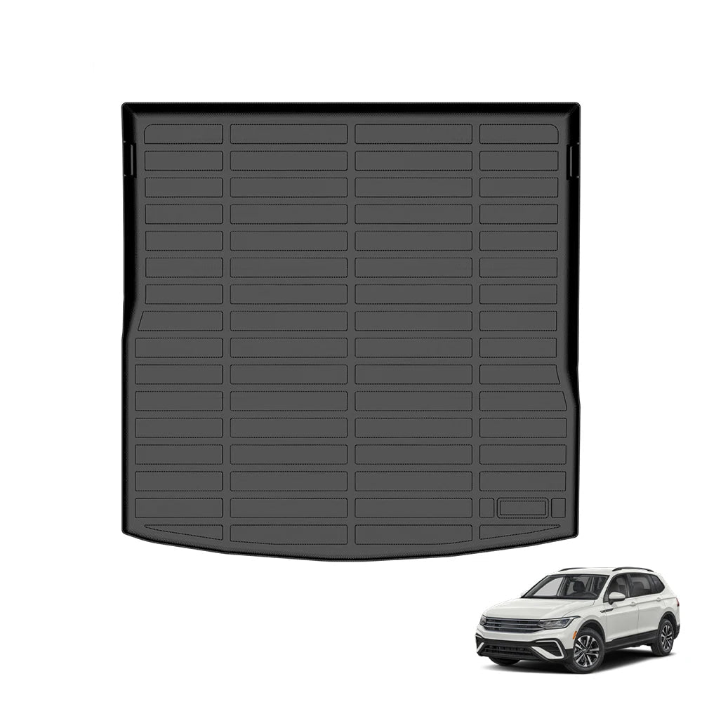 Custom Fit All Weather TPE Trunk Mat for Volkswagen Tiguan 5 Seat 2018-2024