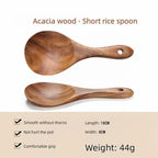 Acacia Wood Utensil Set 12-Piece | Custom Logo | Dishwasher Safe