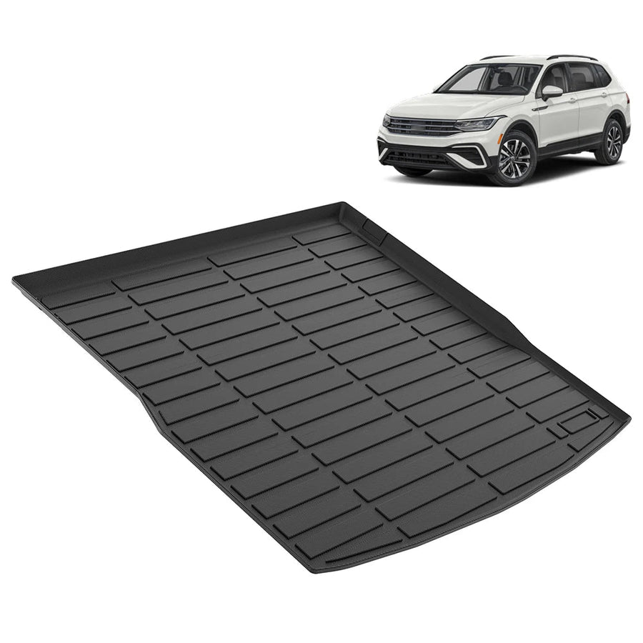 Custom Fit All Weather TPE Trunk Mat for Volkswagen Tiguan 5 Seat 2018-2024