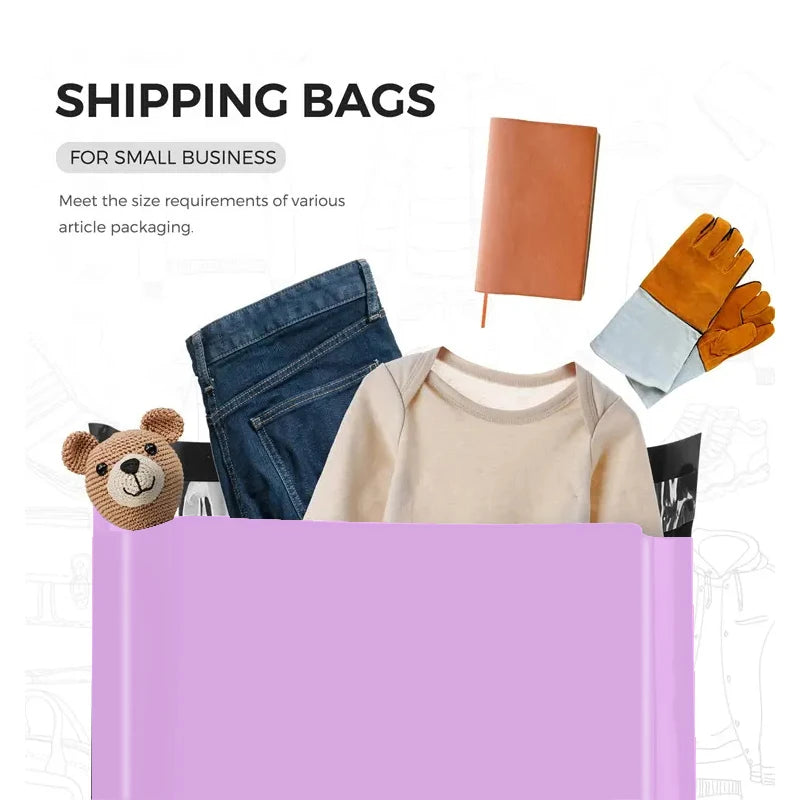 Custom Logo Compostable Mailing Bags | 4.72mil Poly Mailers | Bulk Custom Shipping Supplies