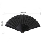 Hot Sale Custom logo Folding Hand Fans 13 Inch Large Folding Bamboo Hand Fan for Wedding