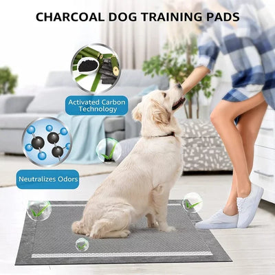 Bamboo Carbon Pet Training Pads | 5-Layer Leak-Proof | ISO CE Certified | Wholesale