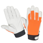 Leather Firefighter Rescue Gloves with Custom Logo | Heat Resistant, 1 MOQ, Sizes S-XXXL