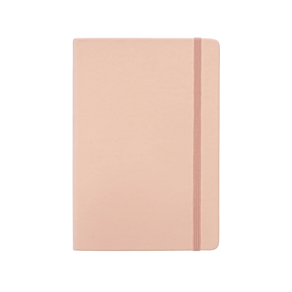 A5 Hardcover PU Leather Notebook with Elastic Band for Daily Writing, Office and Custom Logo