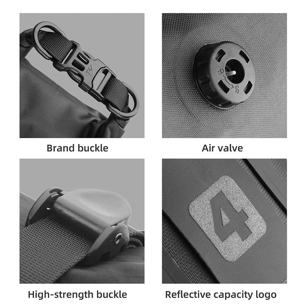 Custom Waterproof Bike Fork Bag 4L with Logo | MOQ 1 pc