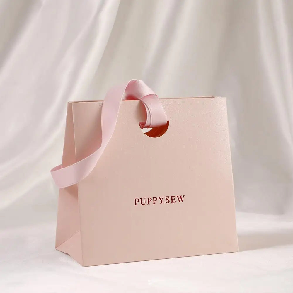 Custom Luxury Paper Bags with Logo | Wholesale Ribbon Handle