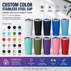 Custom Stainless Steel Tumblers with Logo Wholesale | MOQ 100