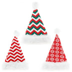 Custom Santa Hats 50 pcs | Embroidered Logo