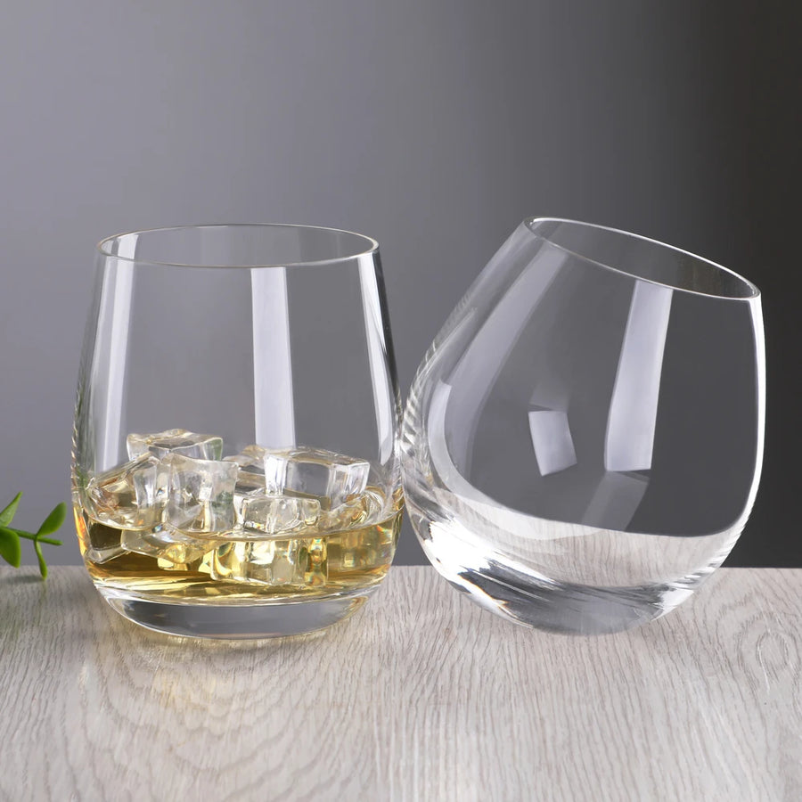 Custom Etched Lead-Free Crystal Whiskey Glass | 1,000-Piece MOQ
