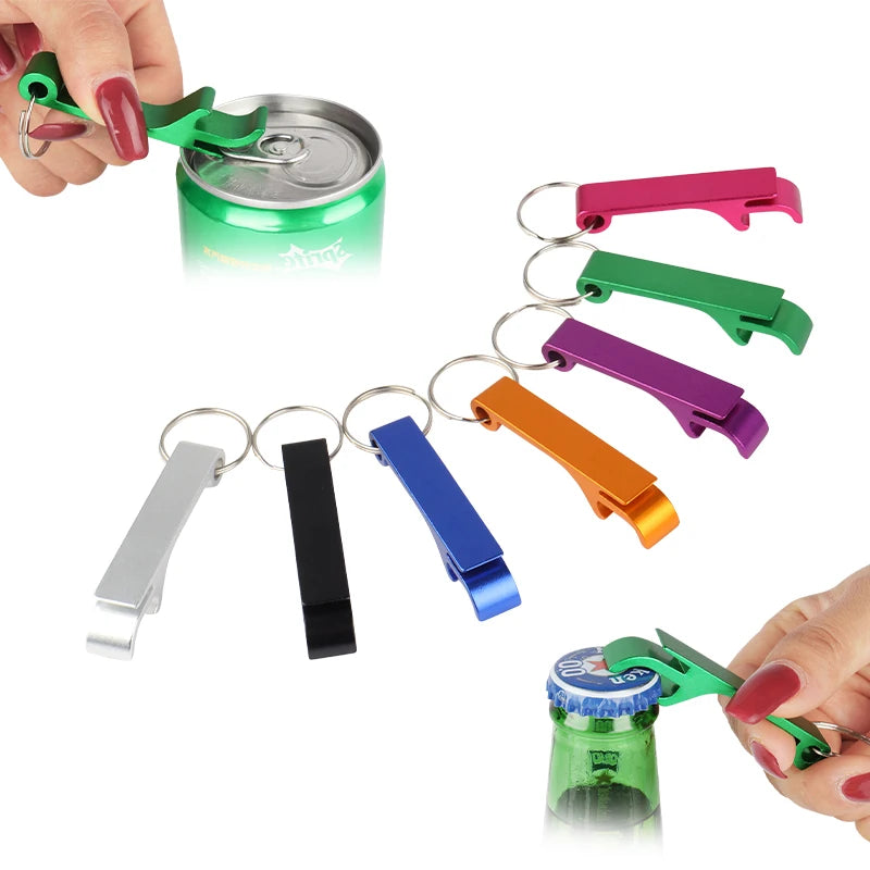 Custom Bottle Opener Keychain with Laser Logo | MOQ 100