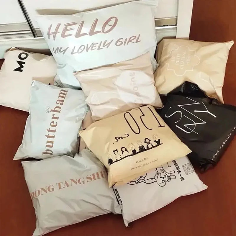 Custom Logo Compostable Mailing Bags | 4.72mil Poly Mailers | Bulk Custom Shipping Supplies