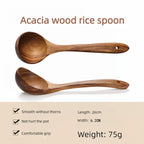 Acacia Wood Utensil Set 12-Piece | Custom Logo | Dishwasher Safe