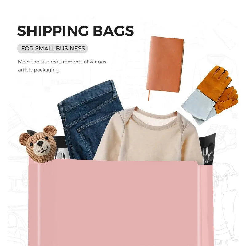 Custom Logo Compostable Mailing Bags | 4.72mil Poly Mailers | Bulk Custom Shipping Supplies